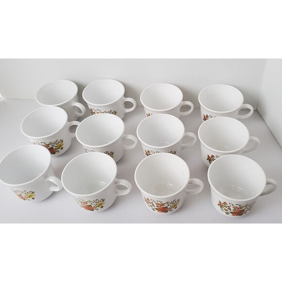 VTG LOT Of 12 Corelle Indian Summer Pattern Coffee Mug Corning Ware Tea Cup Set - Picture 2 of 9